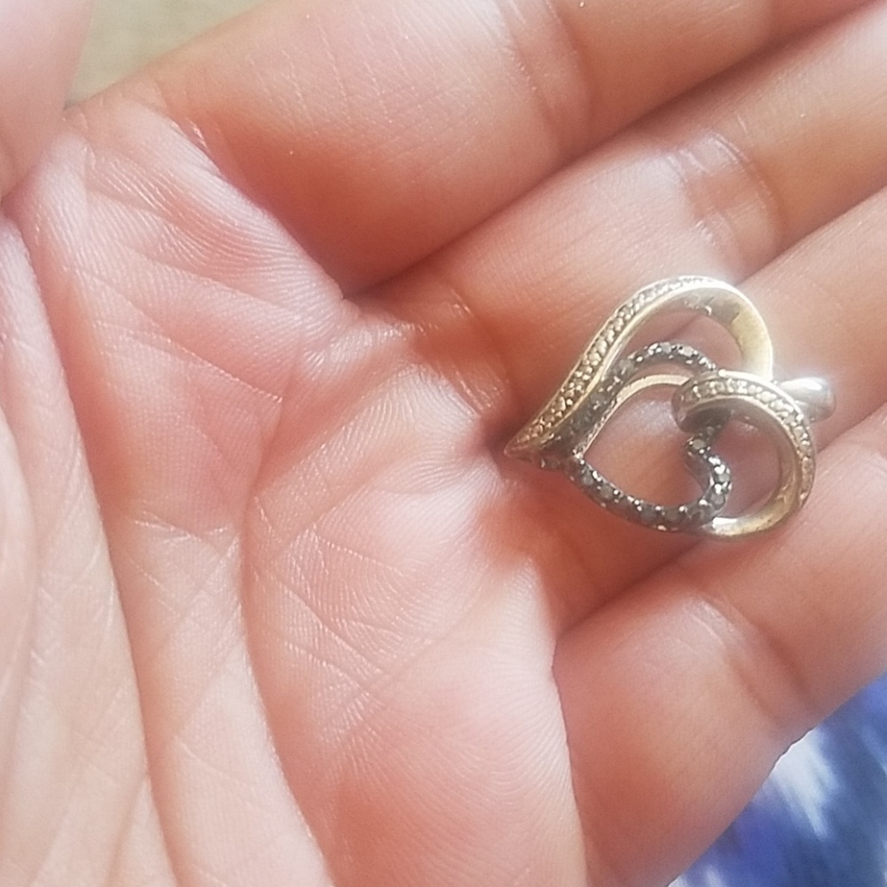 Blue sapphire necklace heart